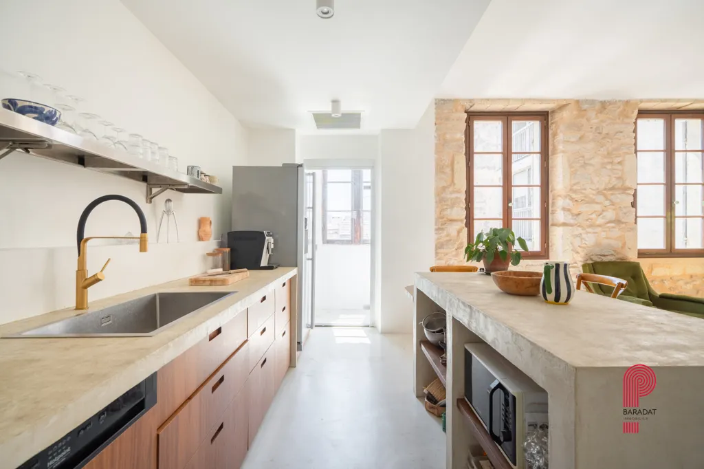 Cuisine - Appartement Rénové avec Terrasse à Marseille