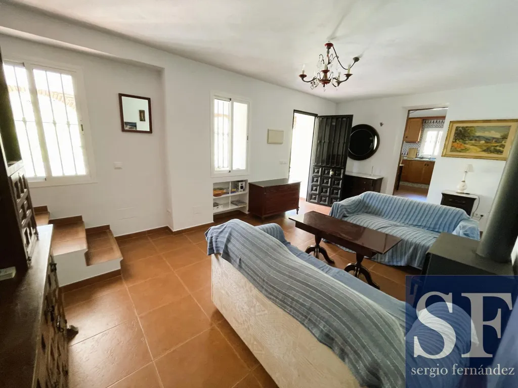 Living Room - Villa with Pool and Valley Views in Sayalonga