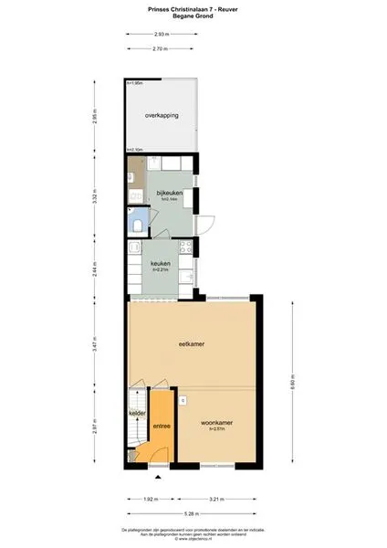Plan - Modernised Two-Storey House with Garden in Reuver