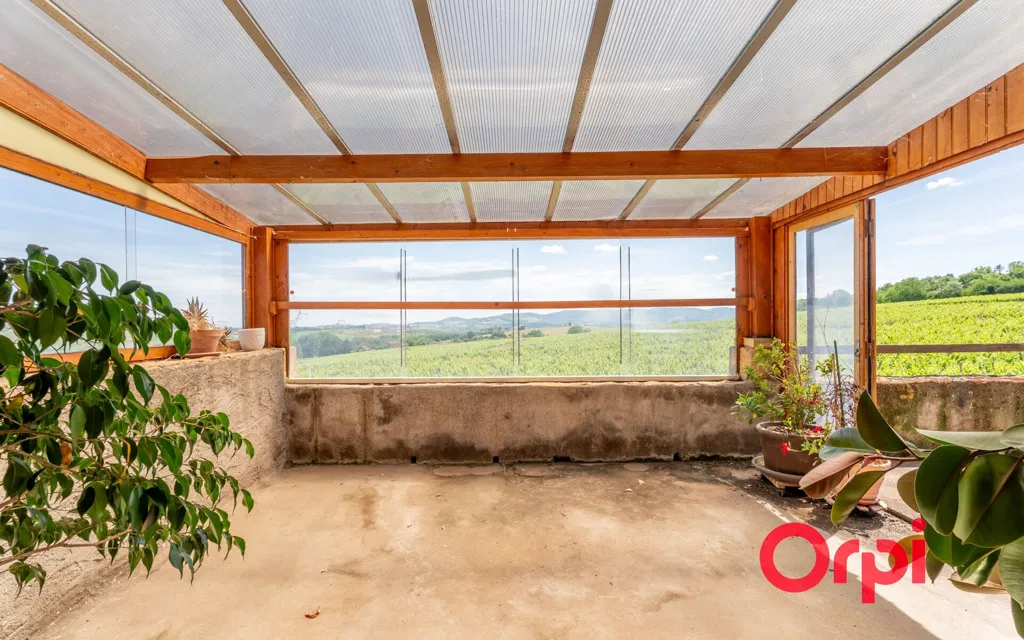 Terrass - Renovated House with Panoramic View in L'Arbresle
