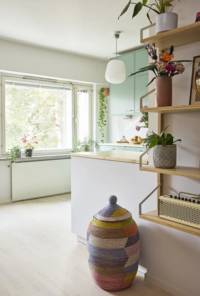 Köök - 1956 Apartment with Garden in Oulunkylä, Helsinki