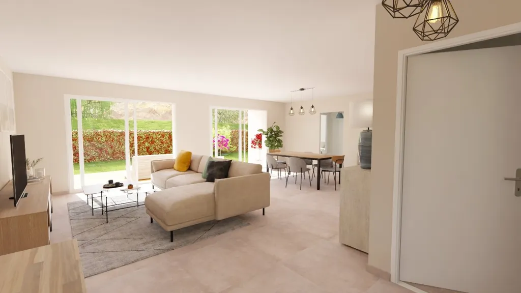 Villa Ossature Bois à Maureilhan avec Jardin