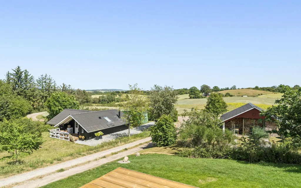 Vue aérienne - Contemporary Villa with Garden in Ebeltoft