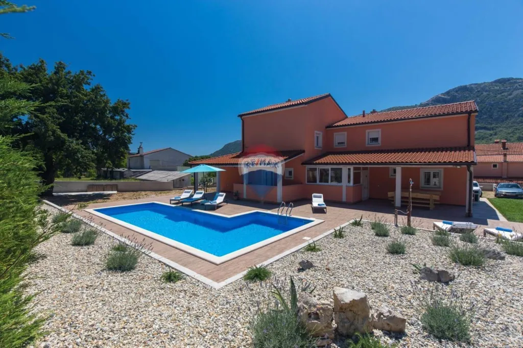 Pool - Apartment with Pool in Tribalj, Vinodolska