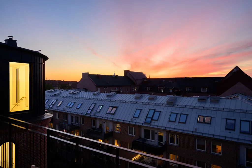 Balcon - Penthouse with Skyline View in Malmö