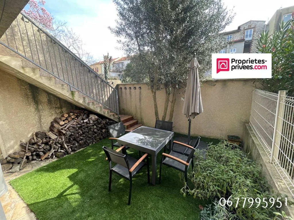 Jardin - Maison Rénovée avec Balcon et Terrasse à Alès