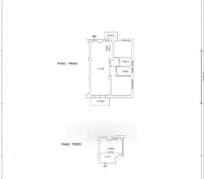 Plan - Apartment with Terrace near L'Aquila Centre