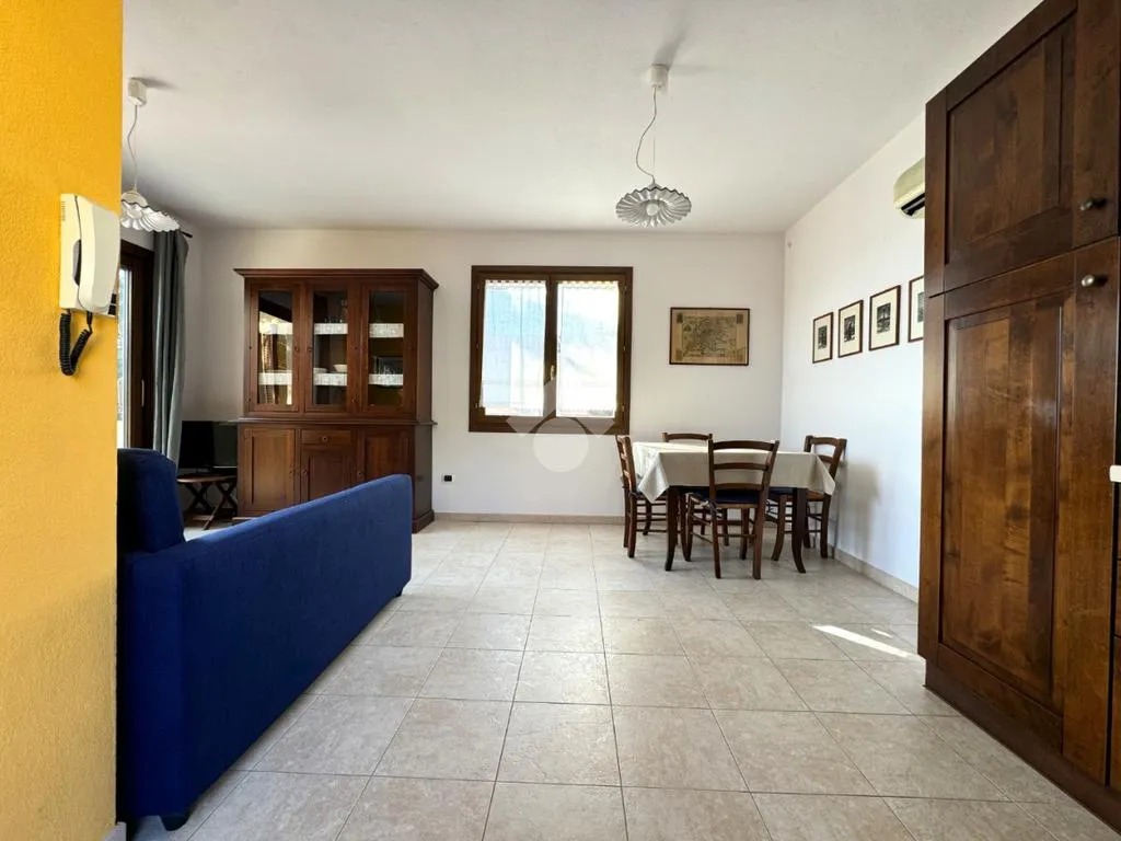 Soggiorno - Seafront Bilocale with Terrace in Baunei
