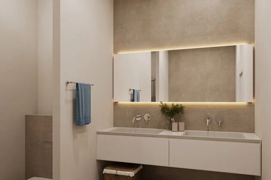 Salles de bain - Appartement Luxueux avec Terrasse à Antwerpen