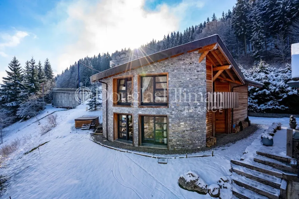 Extérieur - Chalet Moderne avec Vue Panoramique à Morzine