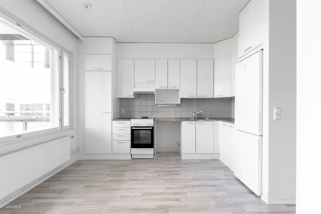 Cucina - Bright Apartment with Balcony in Lahti Centre