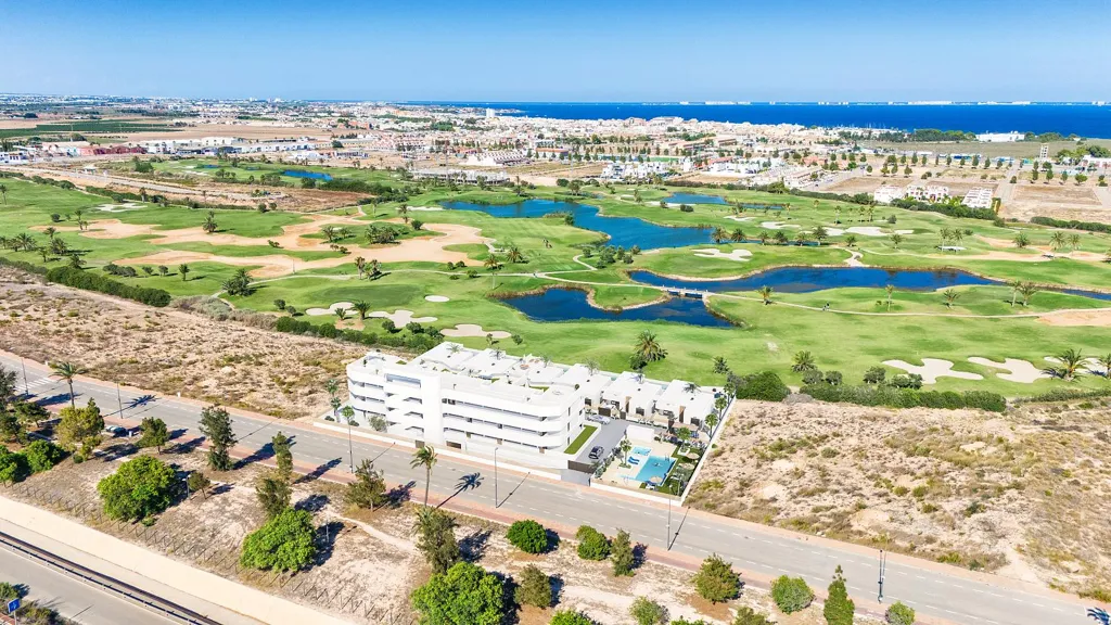 Vue aérienne - Golf Apartment with Pool in Los Alcázares