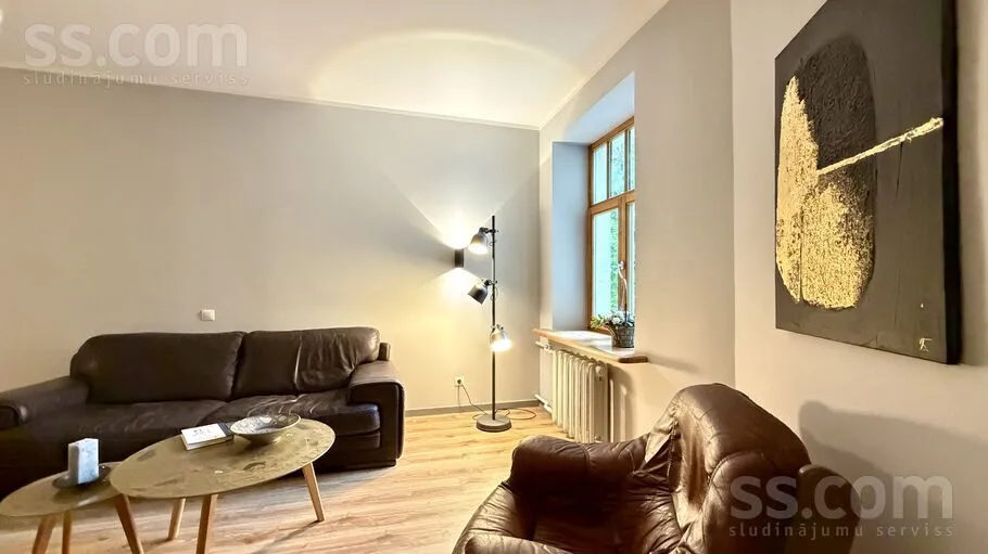 Soggiorno - 2-Bedroom Flat with Garden in Riga Centre