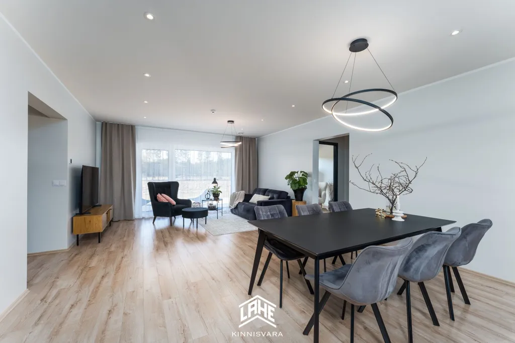 Dining Room - Contemporary Brick House with Garden in Pärnu