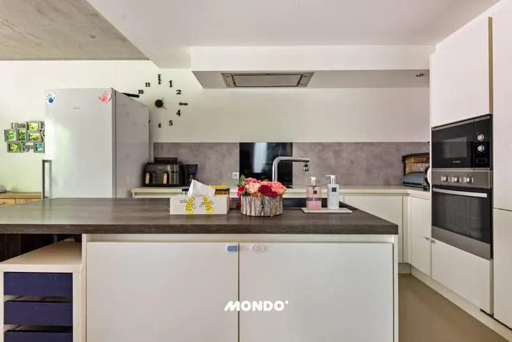 Cuisine - Appartement de Rez-de-Chaussée avec Jardin à Klein-Willebroek