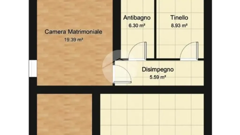 Planimetria - Apartment with Balcony in Rivalta Di Torino