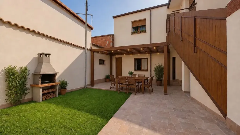 Terrass - Rustic Semi-Detached Villa with Private Garden in Ussana