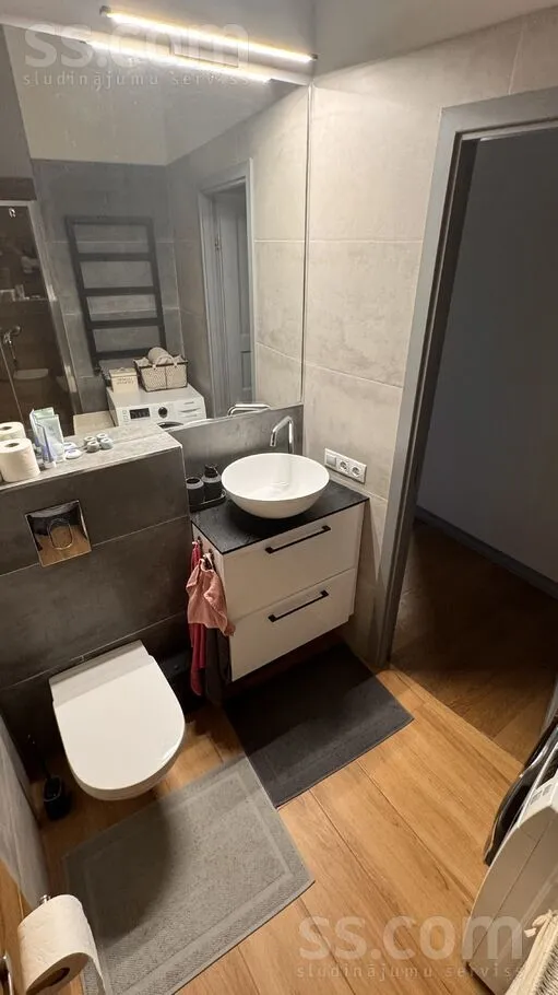 Salles de bain - 3-Bedroom Apartment with Isolated Bedrooms in Riga Centre