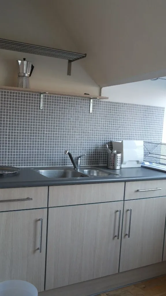 Köök - Gemeubileerd Flat with Park Access in Eindhoven