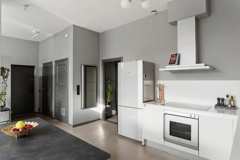 Köök - Penthouse with Impressive Ceiling Height in Fridhemsplan