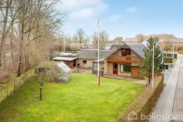Vue aérienne - 1937 Villa with Garden in Vamdrup