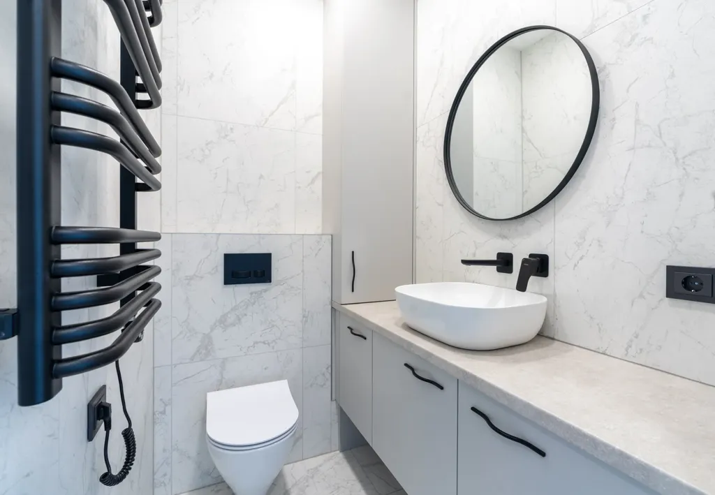 Salles de bain - Renovated 2-Bedroom Flat in Vilnius