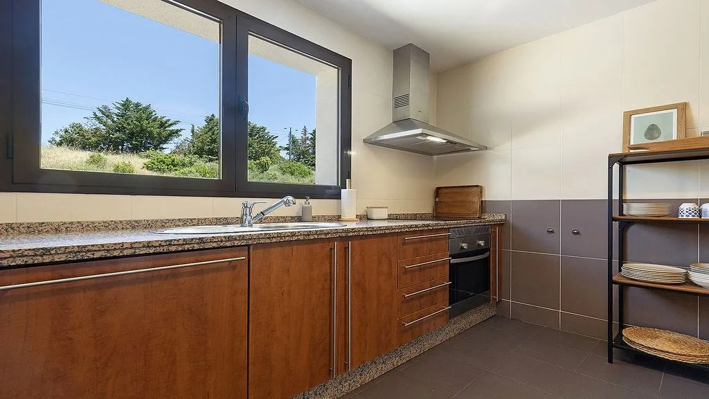 Cucina - Penthouse with Pool in Casares Costa