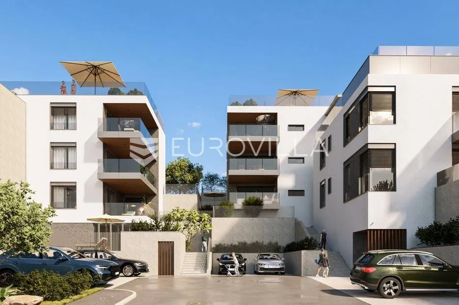 Extérieur - Two-Bedroom Apartment with Sea View in Primošten