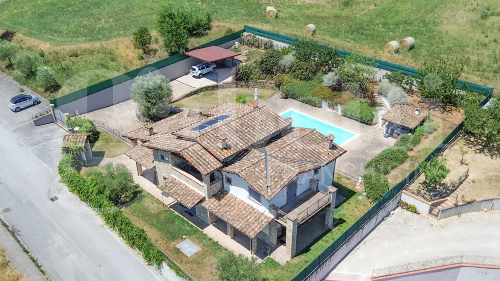 Vista aerea - Luxury Villa with Pool near Perugia