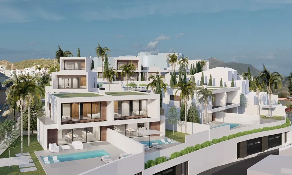 Exterior - New-Build Villa with Sea View in Nerja