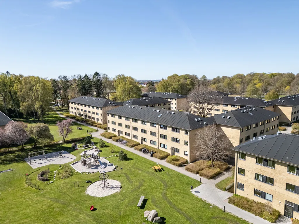 Õhuvaade - Condo with French Balcony in Hillerød