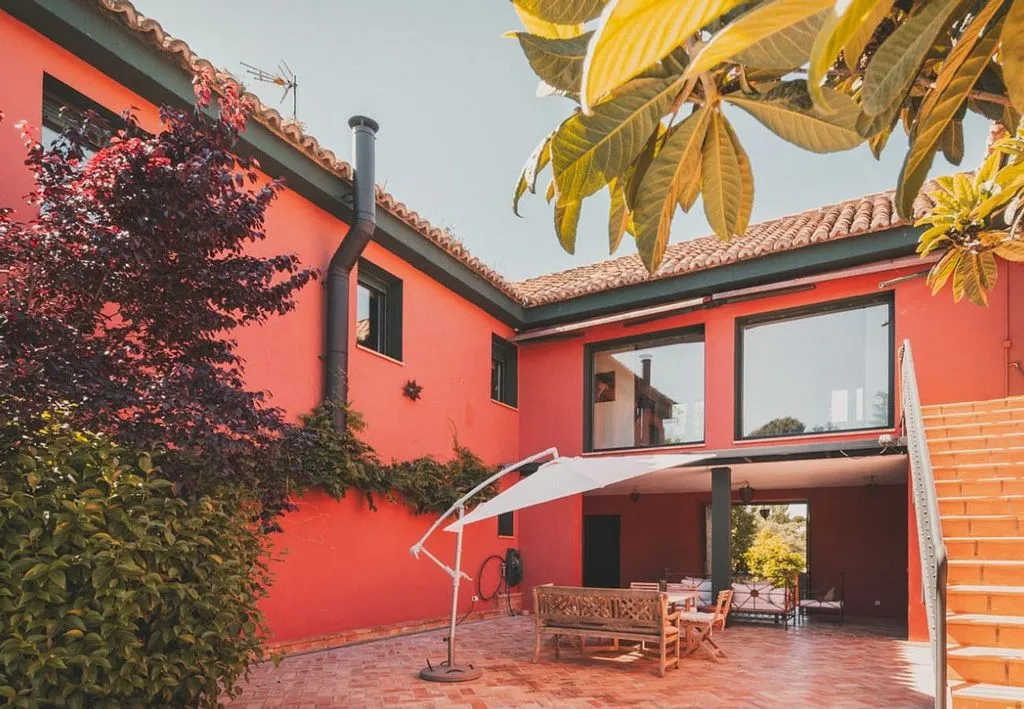 Garden - Chalet with Pool and Terrace in Ciudalcampo