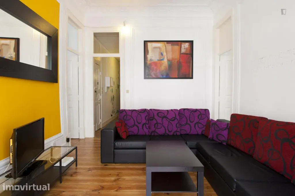 Living Room - Private Room in Arroios, Lisbon