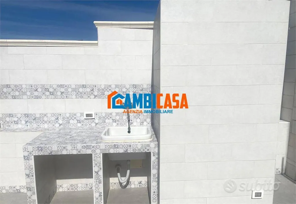 Terrasse - Refurbished 3-Bed Flat with Terrace in Cinisi