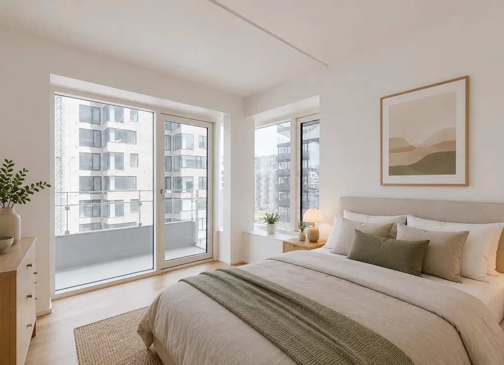 Camere da letto - Apartment with Two Balconies in Islands Brygge
