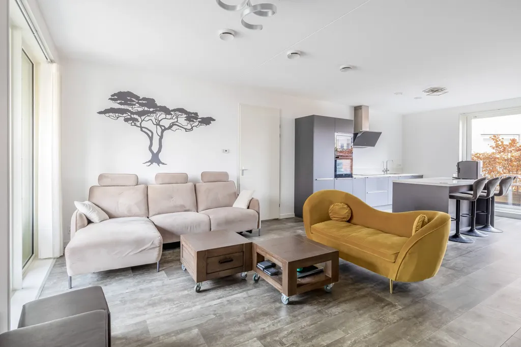 Soggiorno - Modern Flat with Balcony and Rooftop in Delfshaven