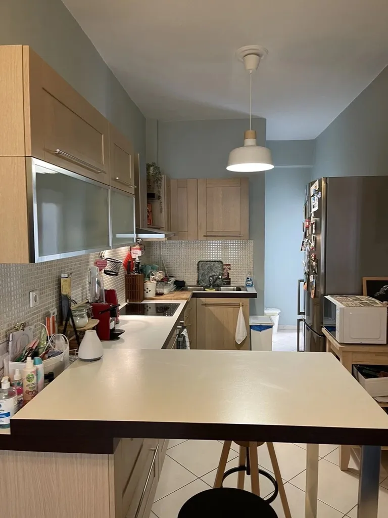Cuisine - Flat with Panoramic View in Piraeus