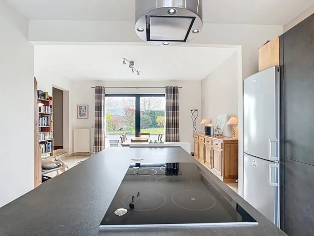 Kitchen - Architectural Villa with Terrace in Wavre