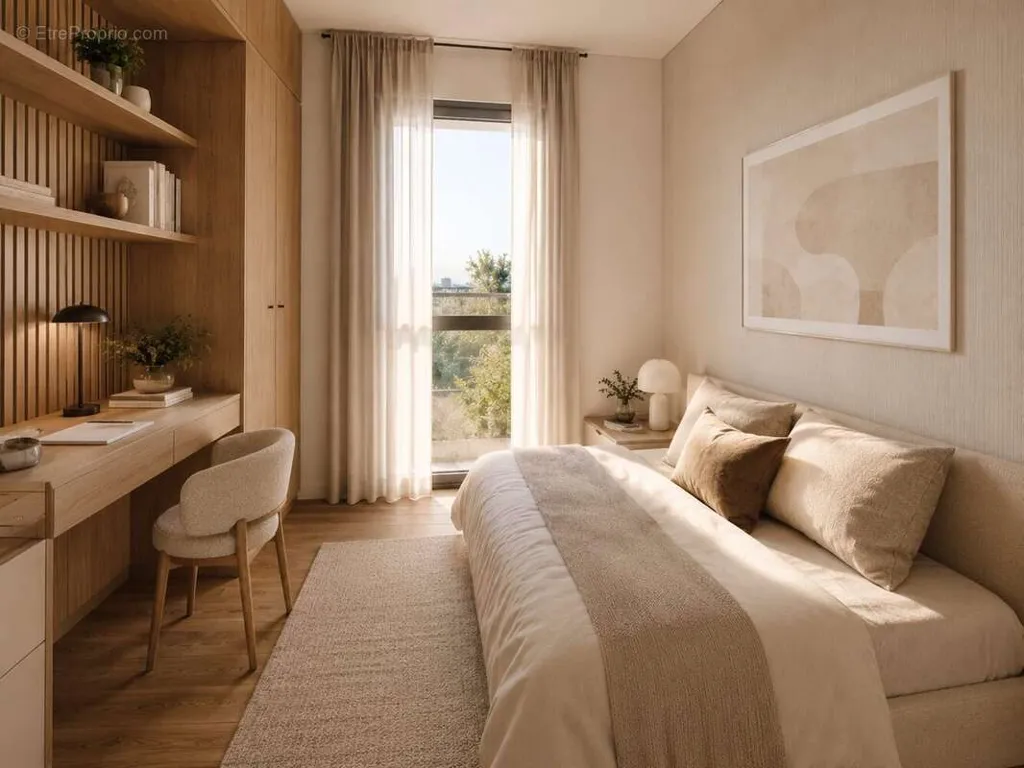 Camere da letto - 4-Piece Apartment with Terraces in Neuilly-Plaisance