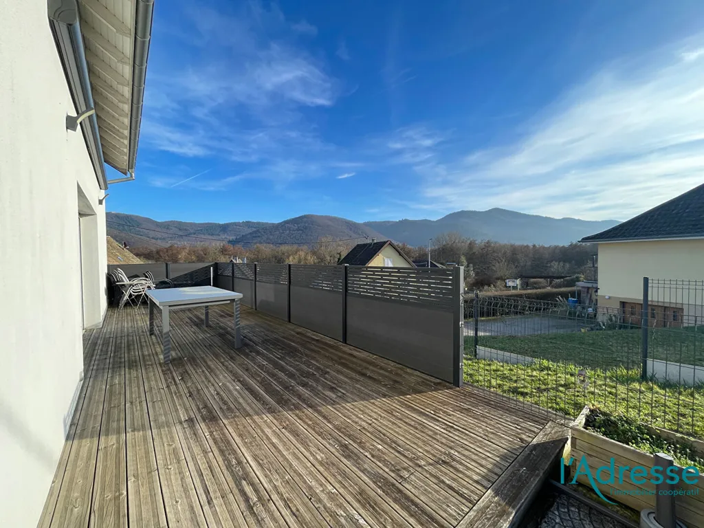 Terrass - Modern House with Castle Views in Zimmerbach