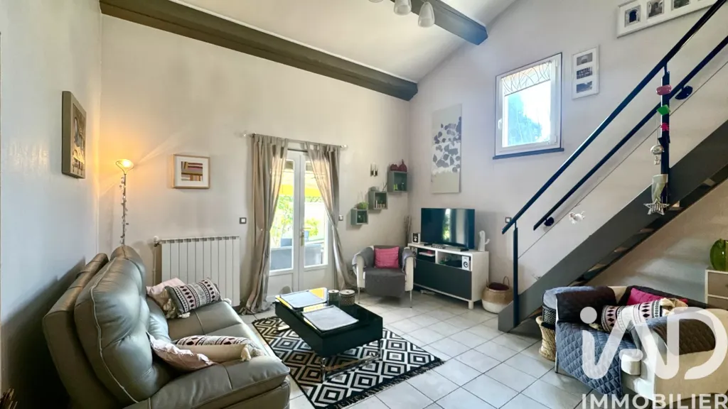 Salón - Single-Storey Villa with Pool in Bagnols-sur-Cèze