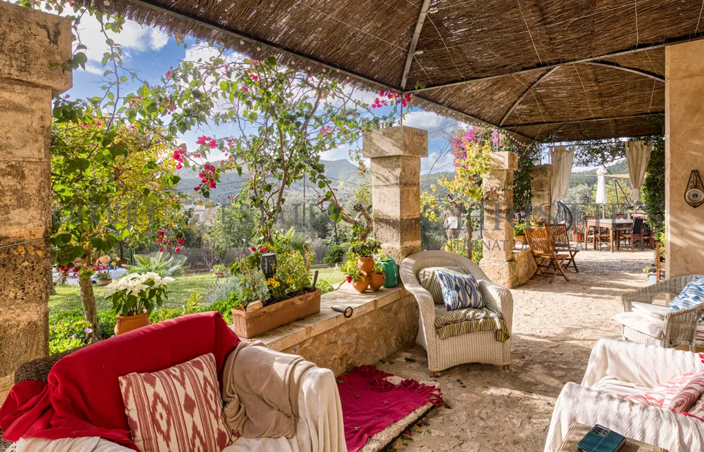 Terrasse - Historic Finca with Pool in S'Arracó, Mallorca