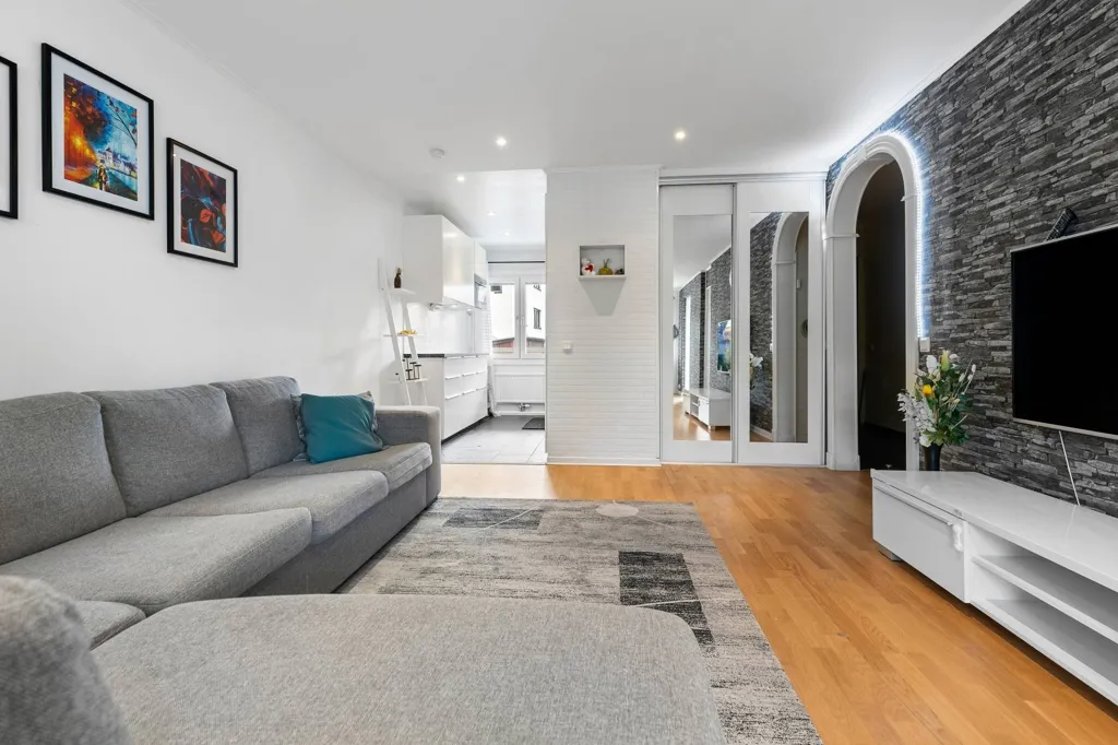 Séjour - Apartment with Balcony in Kista
