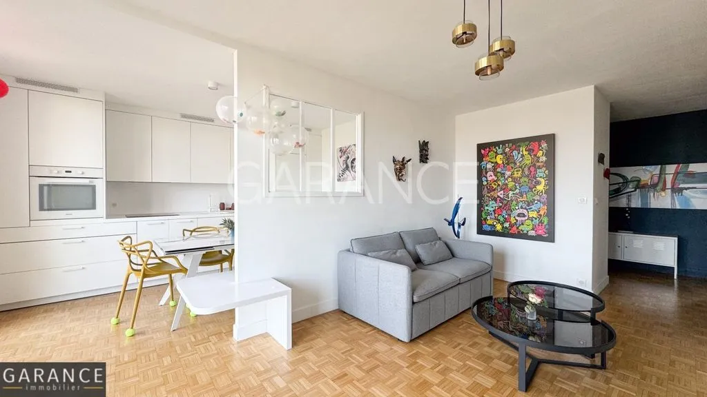 Séjour - Appartement Luxueux avec Balcon à Paris 12ème