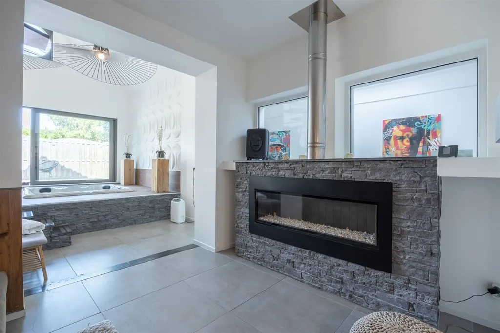 Soggiorno - Renovated Duplex/Triplex in Huy