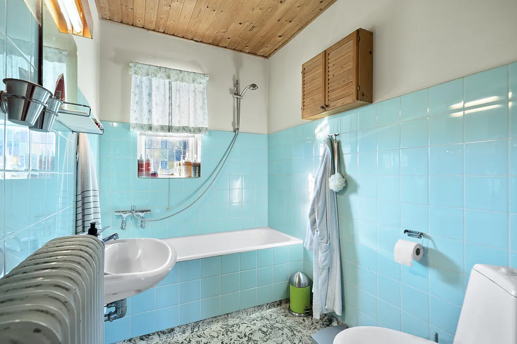 Salles de bain - Charming Villa with Garden in Vinderup Centre