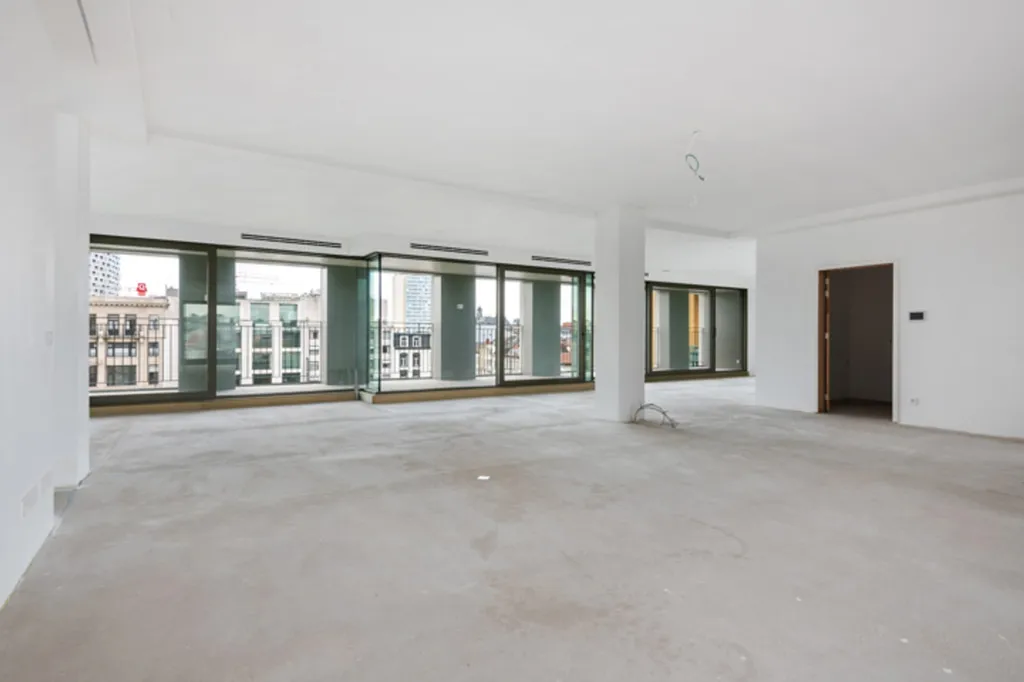 Living Room - New-build Apartment with Terrace in Antwerp