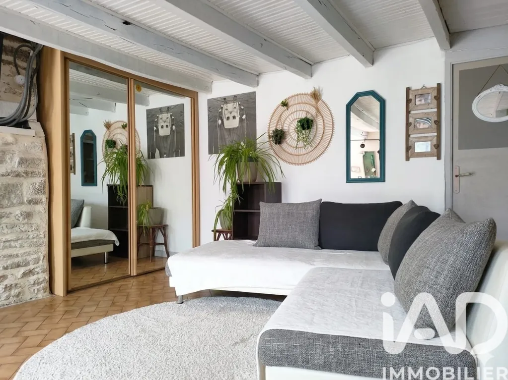Séjour - Maison de Caractère avec Jardin Clos à Allaire