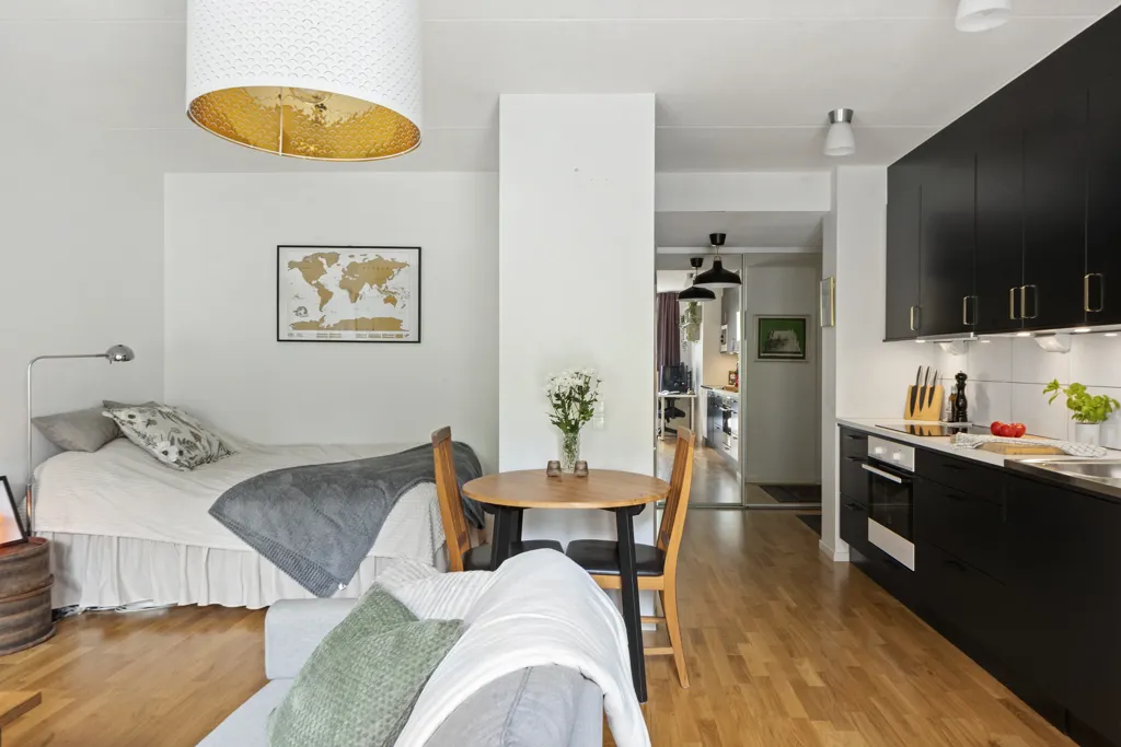 Séjour - Efficient Flat with Balcony in Stockholm