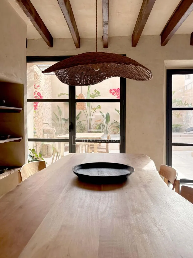 Salle à manger - Renovated Townhouse with Pool in Es Llombards